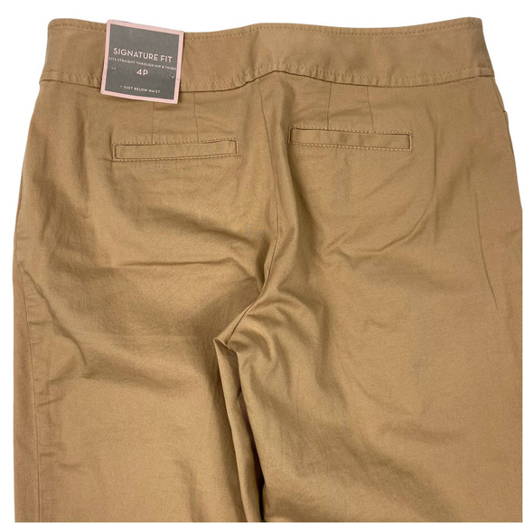 Ann Taylor Signature Fit Cropped Stretch Pants Size 4P - Picture 5 of 10
